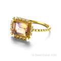 Amethyst Ring Gemstone Silver 925 Кольца